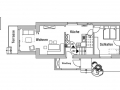 Grundriss Apartment Erde